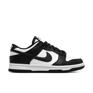 Nike low dunk sneakers black with white